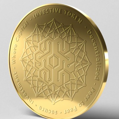 sean matteo profile logo with gold investive coin